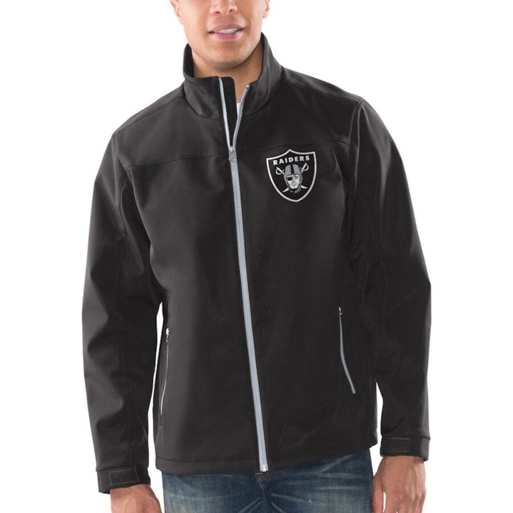 NFL Las Vegas Raiders G-III Sports by Carl Banks Pregame Full-Zip Jacket